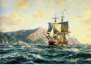 unknow artist, Seascape, boats, ships and warships. 47